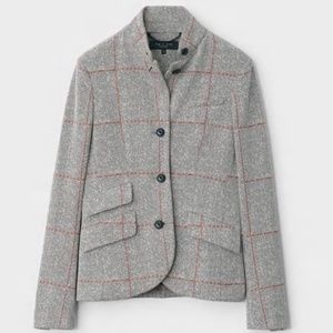 Rag and Bone Slade Check Blazer Jacket Size 6 NWT
